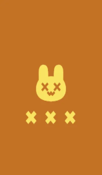 [LINE着せ替え] 地雷うさぎ(orange08)の画像1