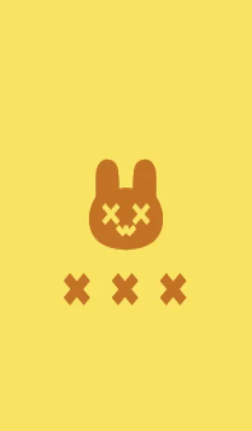 [LINE着せ替え] 地雷うさぎ(orange09)の画像1