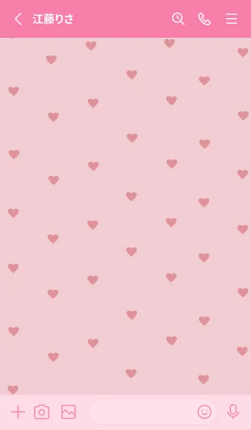 [LINE着せ替え] pattern_heart :strawberryの画像2