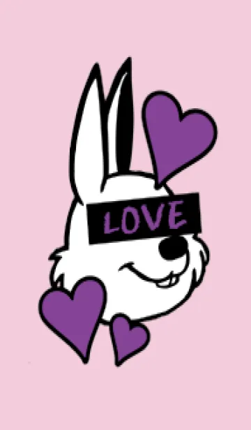 [LINE着せ替え] ラブ ラビット 104の画像1