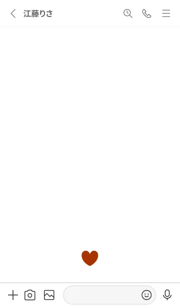 [LINE着せ替え] シンプル ハート /2の画像2