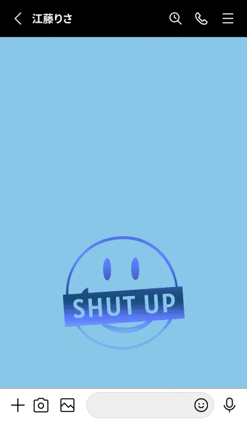 [LINE着せ替え] スマイル グラデーション .59の画像2