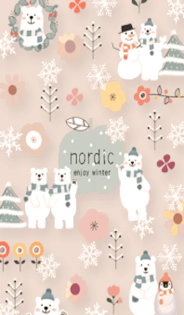 [LINE着せ替え] orange♡お洒落な冬13_1の画像1