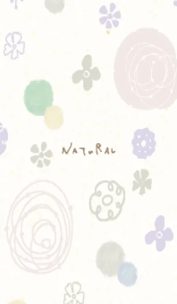 [LINE着せ替え] 冬 水彩丸4の画像1