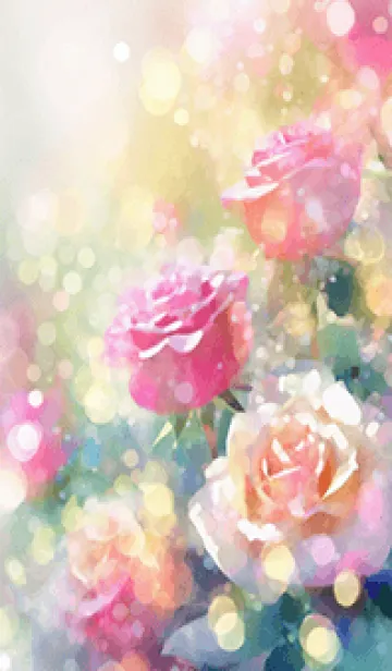 [LINE着せ替え] 薔薇(バラ)の花の着せかえ(R1412)の画像1