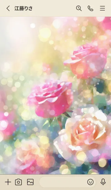 [LINE着せ替え] 薔薇(バラ)の花の着せかえ(R1412)の画像2