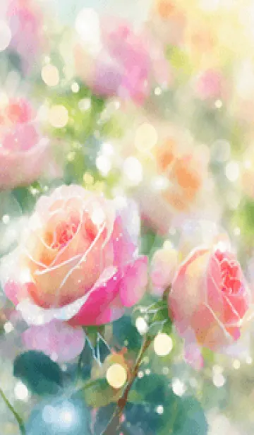 [LINE着せ替え] 薔薇(バラ)の花の着せかえ(R1415)の画像1