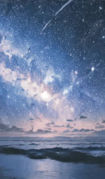 [LINE着せ替え] 銀河の冬空 #MX03。の画像1
