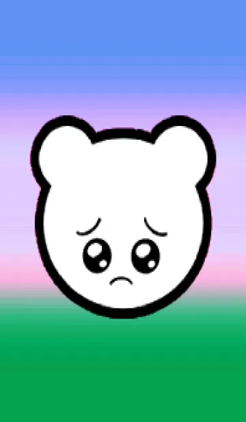 [LINE着せ替え] ぴえん くま 124の画像1