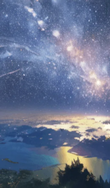 [LINE着せ替え] 銀河の冬空 #MX01。の画像1