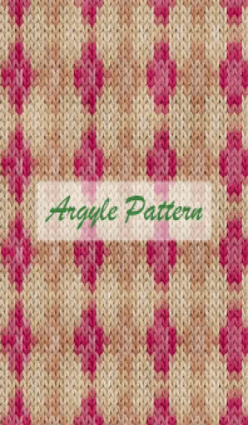 [LINE着せ替え] argyle pattern embroidery 70の画像1