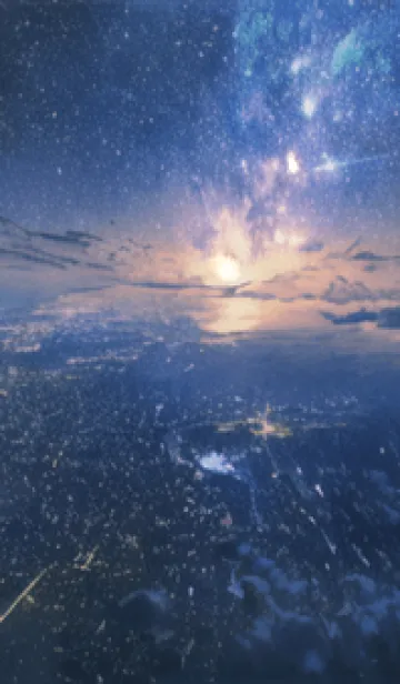 [LINE着せ替え] 銀河の冬空 #MX315。の画像1