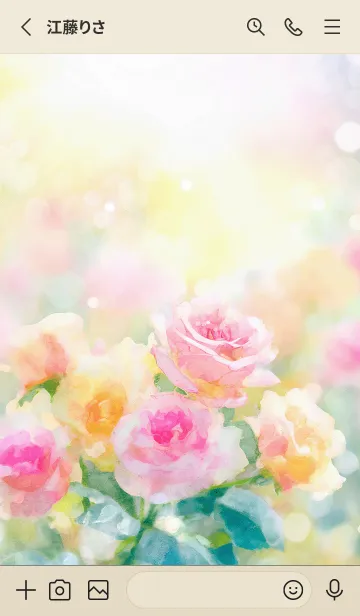 [LINE着せ替え] 薔薇(バラ)の花の着せかえ(R1422)の画像2