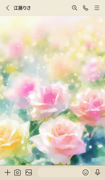 [LINE着せ替え] 薔薇(バラ)の花の着せかえ(R1421)の画像2