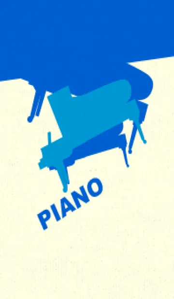 [LINE着せ替え] Piano CLR ペールヨットブルーの画像1