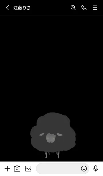 [LINE着せ替え] 闇羊の画像2