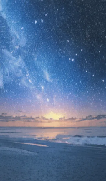 [LINE着せ替え] 銀河の冬空 #MY18。の画像1