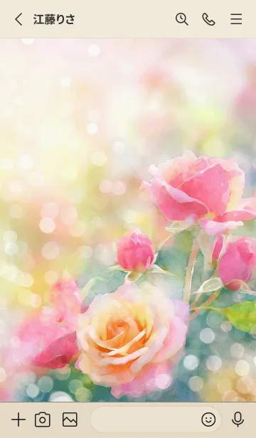 [LINE着せ替え] 薔薇(バラ)の花の着せかえ(R1439)の画像2