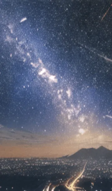 [LINE着せ替え] 銀河の冬空 #MY16。の画像1