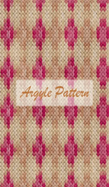 [LINE着せ替え] argyle pattern embroidery 71の画像1