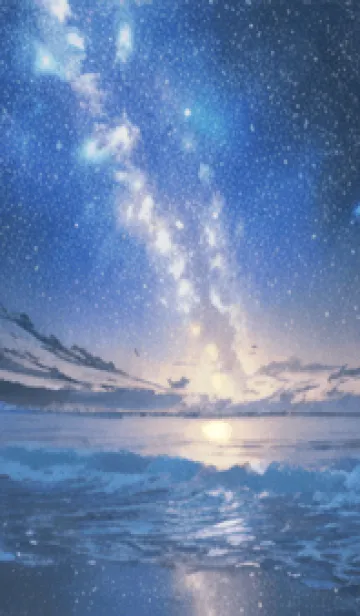 [LINE着せ替え] 銀河の冬空 #MY15。の画像1