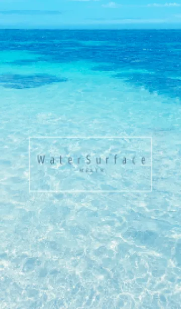 [LINE着せ替え] Water Surface - HAWAII 28の画像1