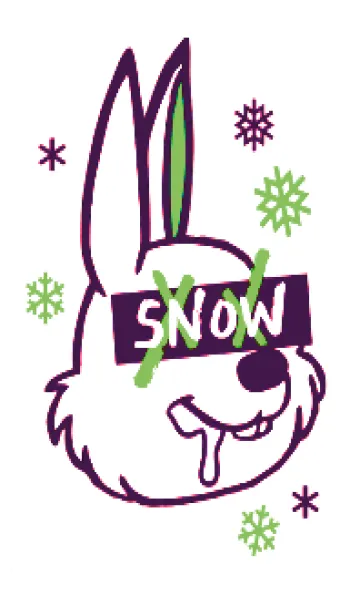 [LINE着せ替え] スノーラビット .37の画像1