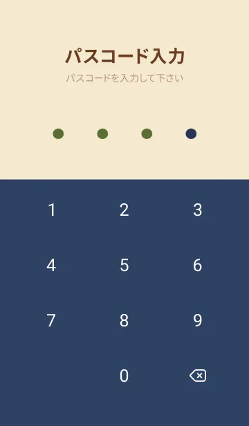 [LINE着せ替え] グリーン＆ネイビー。の画像4