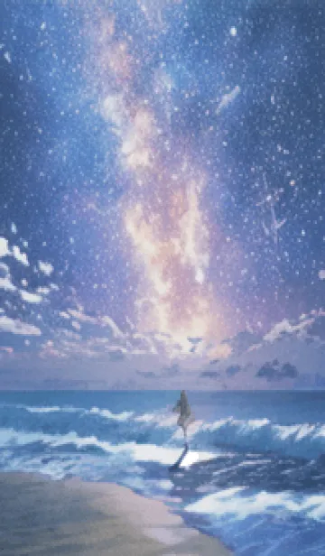 [LINE着せ替え] 銀河の冬空 #MY127。の画像1