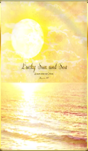 [LINE着せ替え] 2024運気最強太陽の浄化エネルギーとイルカの画像1