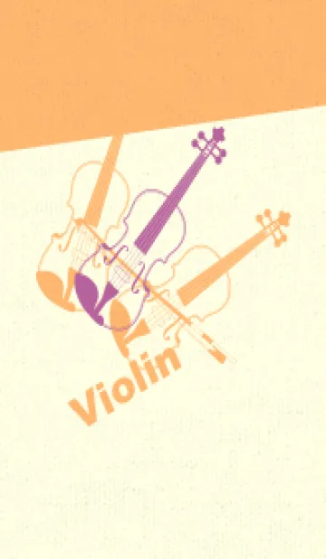 [LINE着せ替え] Violin 3カラー ディープモーベットの画像1