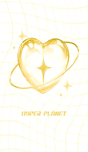 [LINE着せ替え] BUBBLE & RING - イエローの画像1