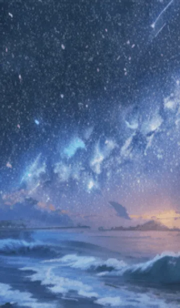 [LINE着せ替え] 銀河の冬空 #MY124。の画像1