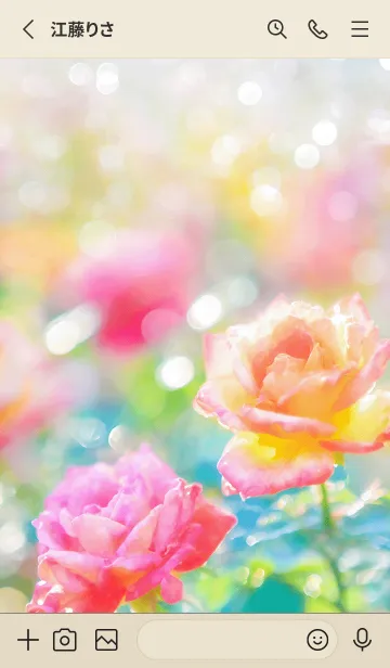 [LINE着せ替え] 薔薇(バラ)の花の着せかえ(R1464)の画像2