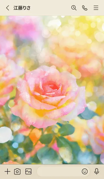 [LINE着せ替え] 薔薇(バラ)の花の着せかえ(R1466)の画像2