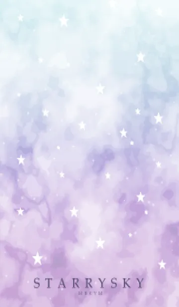 [LINE着せ替え] STARRY SKY -PURPLE- 21の画像1