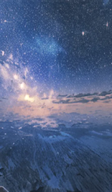 [LINE着せ替え] 銀河の冬空 #MZ17。の画像1