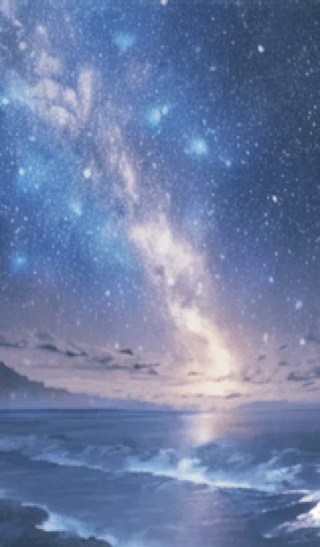 [LINE着せ替え] 銀河の冬空 #MZ14。の画像1