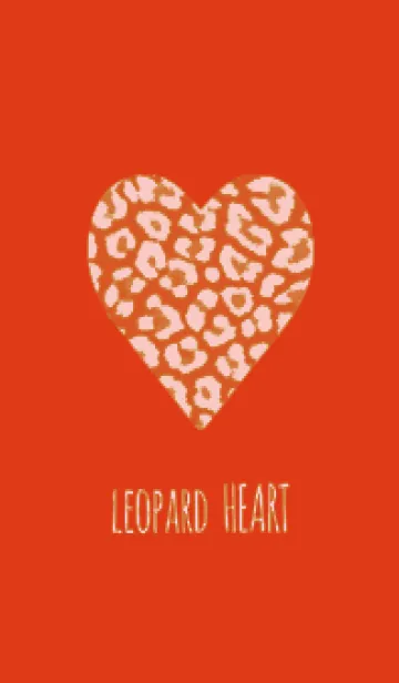 [LINE着せ替え] レオパード ハート 243の画像1
