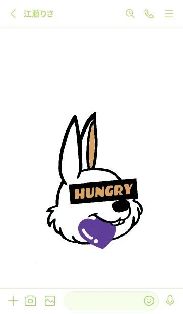 [LINE着せ替え] ハングリーラビット .32の画像2