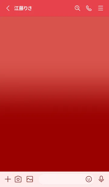 [LINE着せ替え] Pale Red & Deep Red V6 (JP)の画像2