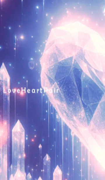 [LINE着せ替え] Love Heart Pair-PINKの画像1