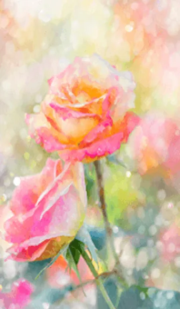 [LINE着せ替え] 薔薇(バラ)の花の着せかえ(R1489)の画像1