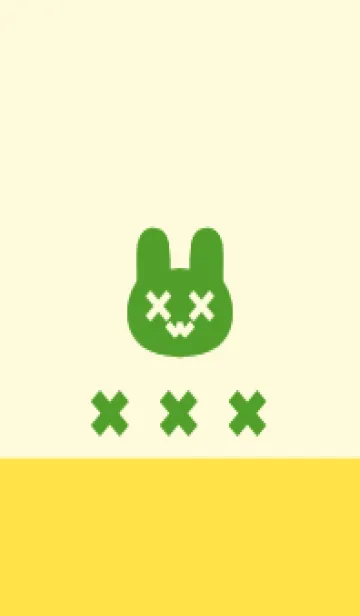 [LINE着せ替え] 地雷うさぎ(yellow20)の画像1