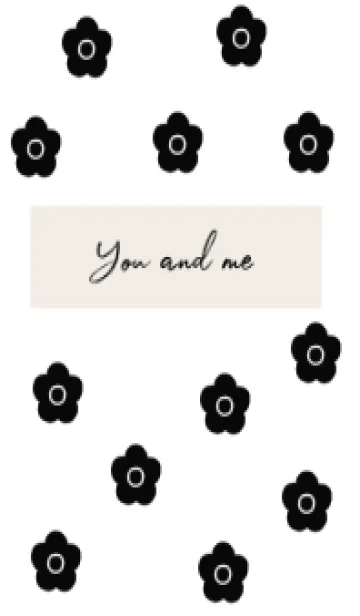 [LINE着せ替え] pattern_flower (white)の画像1