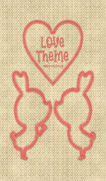 [LINE着せ替え] Love Theme Embroidery 41の画像1