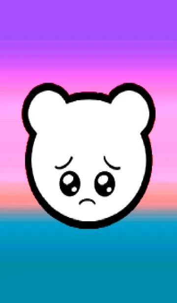 [LINE着せ替え] ぴえん くま 126の画像1