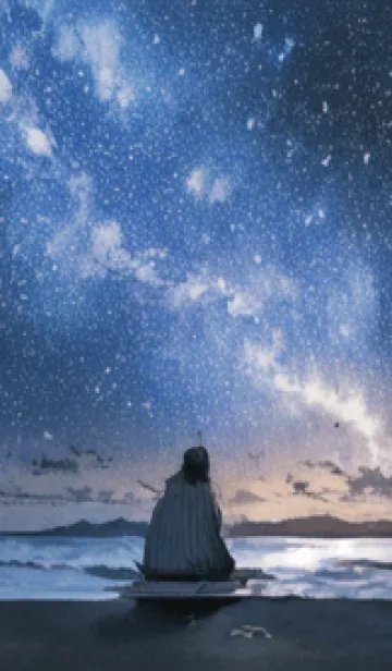 [LINE着せ替え] 銀河の冬空 #MZ39。の画像1
