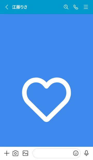 [LINE着せ替え] ハート アイコン 34の画像2