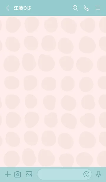 [LINE着せ替え] おしゃれ 丸5の画像2